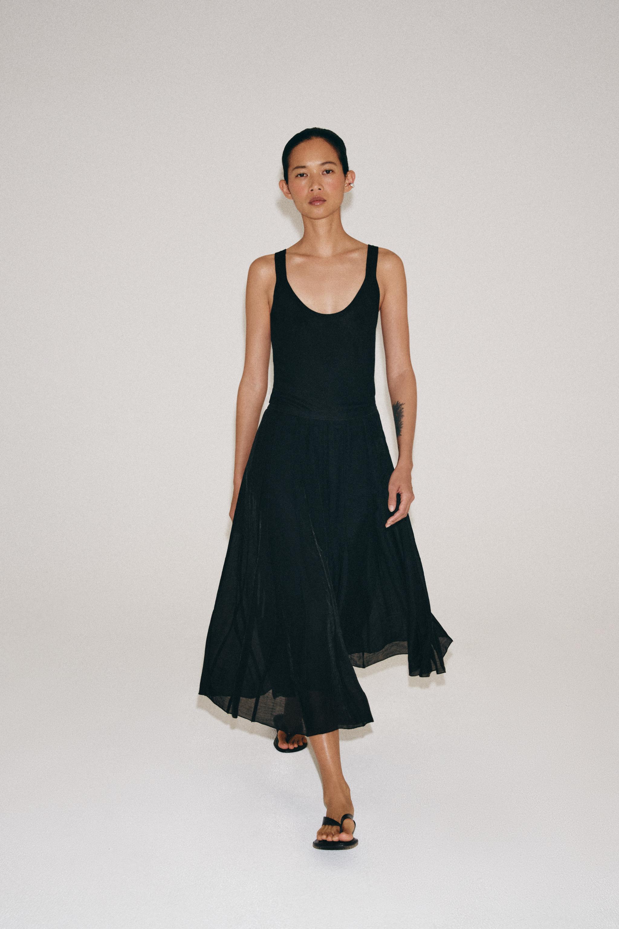FLOWY COMBINATION SKIRT ZW COLLECTION